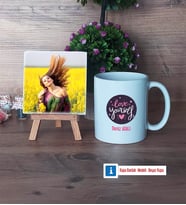Love Yourself Fotoğraflı Dekoratif Taş, Kupa Bardak Beyaz Hediye (Model 1)