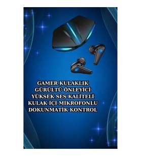 Mey İthalat® Gamer Kulaklık ve Çok Kordonlu Akıllı Saat Gürültü Önleyici GPS Desteği