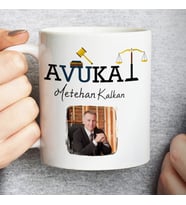 Kişiye Özel Avukat Resimli İsme Özel Kupa Bardak