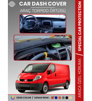 RENAULT TRAFIC 2 (2001-2014) Torpido Örtüsü Ön Göğüs Koruma Torpido Koruma Tam Uyum Çatlamayı Önler