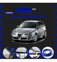 Alfa Romeo 147 Oto Araç Kapı Koruma Fitili 5metre Parlak Mavi Renk