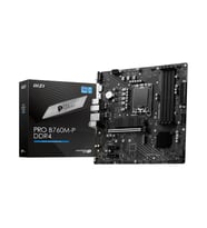 MSI PRO B760M-P Intel B760 LGA1700 DDR4 4800MHz (OC) VGA/HDMI/DP M.2 mATX Anakart (Siyah)