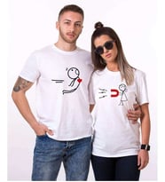 Tshirthane Mıknatıs Sevgili Kombinleri Tshirt Kombini (Tek Ürün Fiyatıdır.)