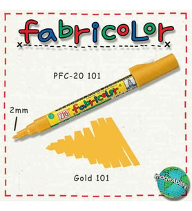 Zig Fabricolor Örtücü Kumaş Boyama Kalemi ALTIN 