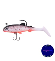 Silikon Balık - 15g 100mm - Üçlü İğneli - Fishack - UV Boyalı - Ember