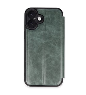 Iphone 16 Kılıf Flip Cover - Koyu Yeşil