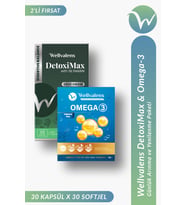 Günlük Wellness Paketi Omega 3 30 Softjel + DetoxiMax 30 Kapsül (Özel Paketi)