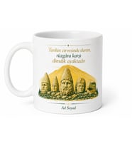 Sarı Yeşil Nemrut Dağı Kommagene Krallığı Adıyaman Taraftarına Heykel Kupa Hediye