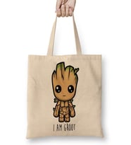 I Am Groot Bez Çanta Uzun Saplı