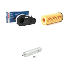 Bosch Filtre Bakım Seti BMW 7 SERİSİ 740 Dizel 2008-2015 Hava + Yağ f. + Yakıt Filtre Bosch
