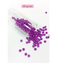 Dökme Cam Kum Boncuk Büyük Boy (6/0) 4 mm - 60 Gram - Koyu Eflatun - BNC123