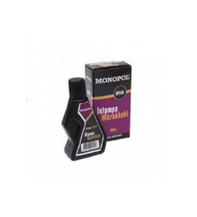 Monopol Istampa Mürekkebi 30 ML Siyah Stampa Mürekkebi (12 Li Paket)