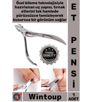 #TırnakPensi Profesyonel Keskin Uçlu Sağlam Uzun Ömürlü Paslanmaz Çelik Manikür Şık Tırnak Et Pensi
