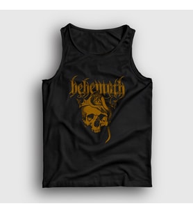 Presmono Unisex Siyah Skull Behemoth Atlet 387398tt