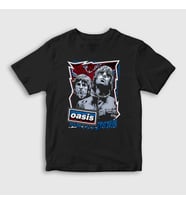 Presmono Unisex Çocuk Siyah Oasis T-Shirt 100371tt