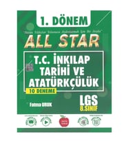 Newton Yayınları LGS İnkılap Tarihi 1.Dönem 10 Deneme Sınavı