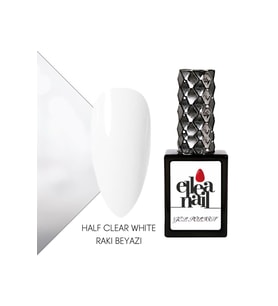 Profesyonel Kalıcı Oje 15 ml  HALF CLEAR WHITE RAKI BEYAZI