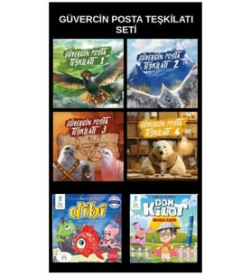 Güvercin Posta Teşkilatı Seti-30 Milyon Kelime Prensibiyle Yazılmış 4 Kitap-Dibi ve Don Kilot HEDİYE