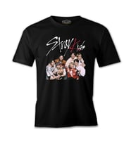 Stray Kids - Band Siyah Erkek Tshirt