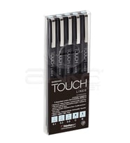 Touch Liner Teknik Çizim Kalemi 5li Set Cool Grey SH4101205