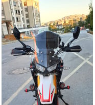 MOTOCAM Arora CR 250 Ön Cam 2025-2026 Model 55cm Şeffaf Renkli 4mm