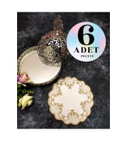 Sunumluk Peçete, Kokteyl Peçetesi, Kahve Yanı Sunumluk, Bardak Altlığı 6 Adet Sunum Peçetesi