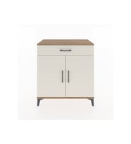 Hyperion Şifonyer 3 Raflı Tek Çekmeceli 2 Kapaklı 88x44x96 Çam-Aytaşı