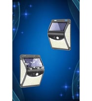 Solar Sensörlü Duvar Lambası Bahçe Lamba 20 Led Işık