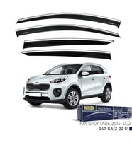 Kia Uyumlu Sportage 2016 Sonrası Kromlu Cam Rüzgarlığı