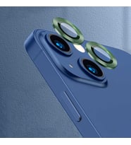 Apple iPhone 13 CL-07 Kamera Lens Koruyucu (Koyu Yeşil)