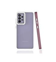 Samsung Galaxy A52 Uyumlu Kılıf Zore Mima Kapak (Mürdüm)