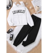 Çocuk Los Angles Eşofman Takımı (Beyaz)
