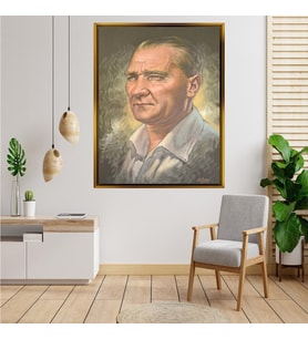 ÇERÇEVELİ ATATÜRK TABLO S22