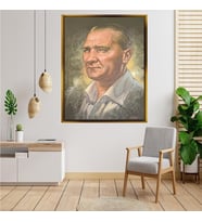 ÇERÇEVELİ ATATÜRK TABLO S22