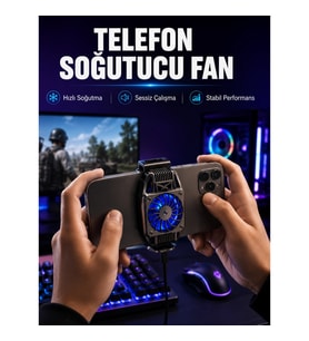 Mey İthalat® Mobil Telefon Soğutucu Fan Yüksek Soğutma Performansı