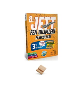 Ünlüler Karması LGS 2027 JETT Fen Bilimleri Fasikülleri ve Telefon Standı