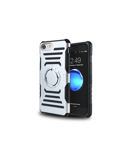 Apple iPhone 5 Uyumlu Kılıf Zore 2 in 1 Kol Bandı (Gri)