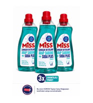 Miss Sıvı Çamaşır Deterjanı Arap Sabunu ve Soda Etkili 1.5 lt 3'lü