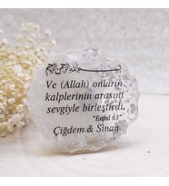 Hayaller Dükkanı 30 Adet Epoksi Nikah Şekeri Magnet