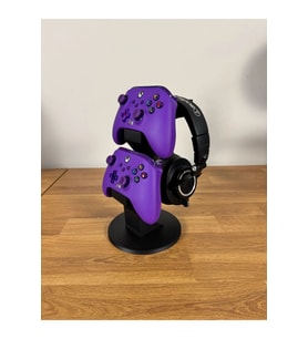 Özel Tasarım İkili Xbox Kol Tutucu ve Kulaklık Standı, İkili Xbox Kol Standı İkili Joystick Standı (STD)