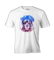 Summer - Aslan Beyaz Erkek Tshirt