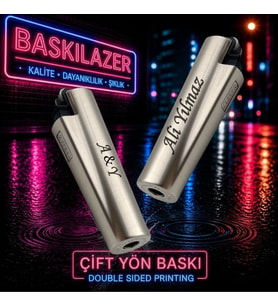 5 Renk Seçeneğiyle Kişiye Özel Clipper Metal Çakmak - Erkek Kadın Eşe Arkadaşa Sevgiliye Babaya Kişiye Özel Hediye