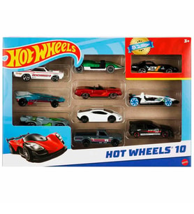 Hot Wheels 10'lu Çoklu Paket - Orijinal Koleksiyonluk Metal Araba Seti