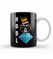 AMC stock TO THE MON HODL Kupa Bardak Porselen