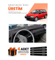 SUZUKI SWİFT (1988-1994) Uyumlu Torpido Koruma Örtüsü Oto Kılıfı - Siyah