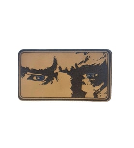 ATATÜRK Mavi Göz - Deri Peç - Arma - Leather Patch (Bej)