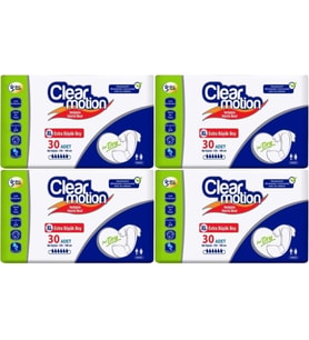 Clearmotion Yetişkin Hasta Bezi Bel Bantlı XL - Ekstra Büyük - Extra Large 120 Adet (4PK*30)