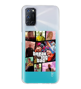 Oppo A52/A72/A92 Uyumlu Breaking Bad Gta Tasarımlı Şeffaf Telefon Kılıfı