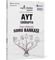 Nettekurs Yayınları Yks Ayt Coğrafya Konu Anlatımlı Akıllı Soru Bankası