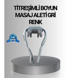 Titreşimli Boyun Masaj Cihazı Isı Terapili Şarjlı VNB-01 Ergonomik U Tasarım